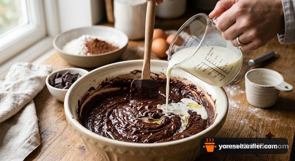 Çikolatalı Browni Tadında Kek Tarifi — Adım 2