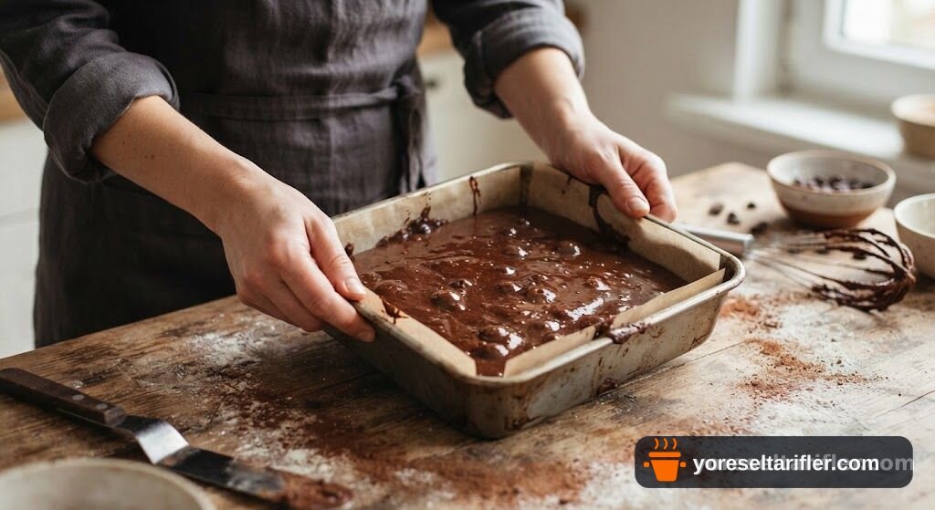 Çikolatalı Browni Tadında Kek Tarifi — Adım 5