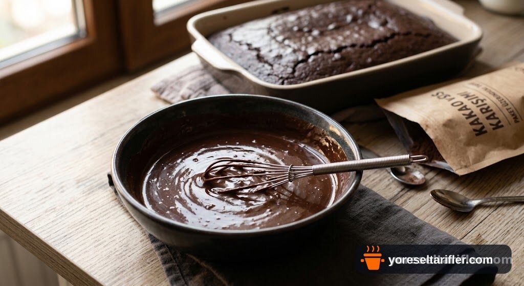 Çikolatalı Browni Tadında Kek Tarifi — Adım 7