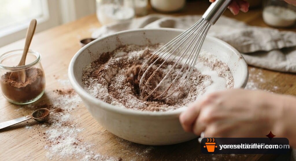 Çikolatalı Cevizli Pancake Tarifi — Adım 1