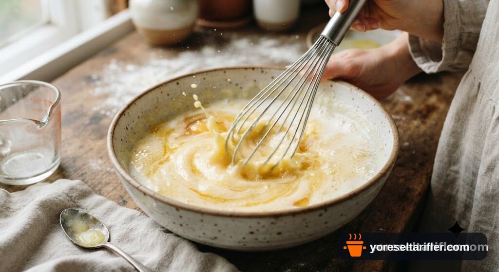 Çikolatalı Cevizli Pancake Tarifi — Adım 2