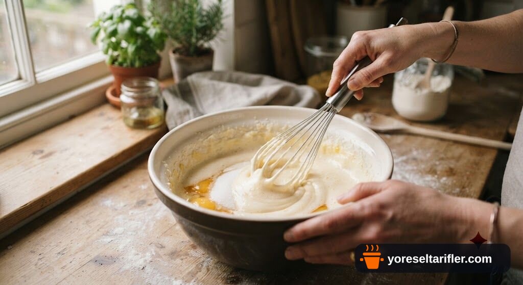 Çikolatalı Fındık Kaplı Pasta Tarifi — Adım 1