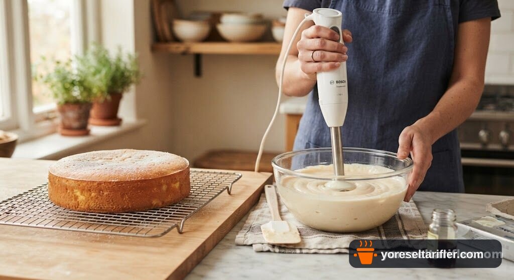 Çikolatalı Fındık Kaplı Pasta Tarifi — Adım 6