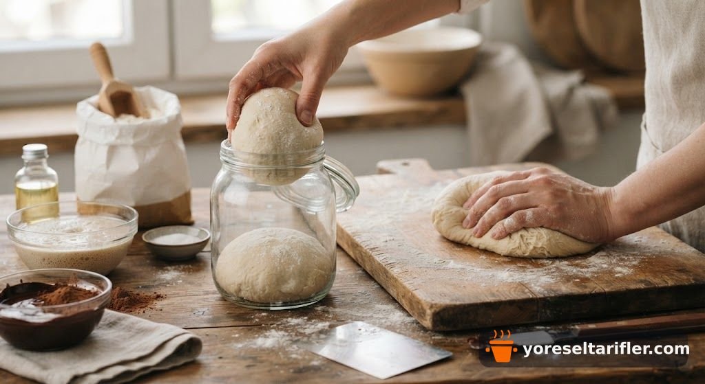Çikolatalı İnce Hamurlu Çörek Tarifi — Adım 1