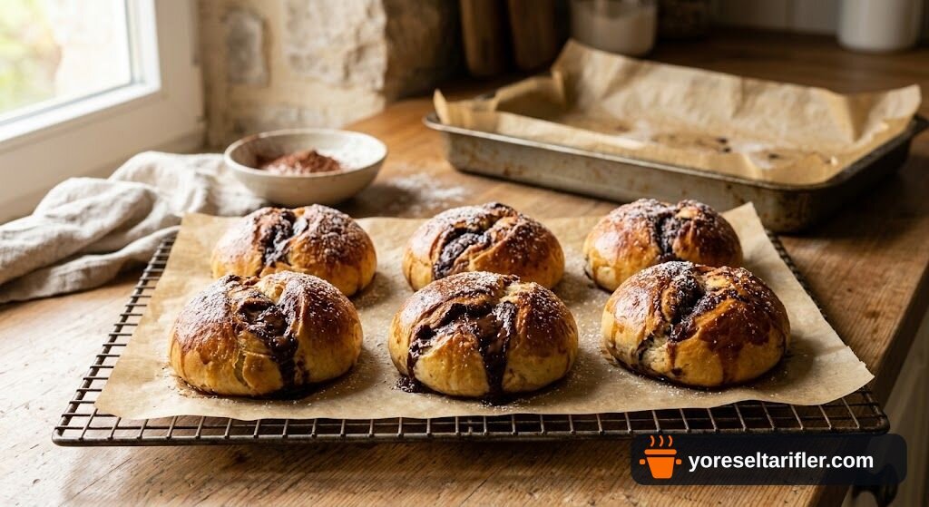Çikolatalı İnce Hamurlu Çörek Tarifi — Adım 4