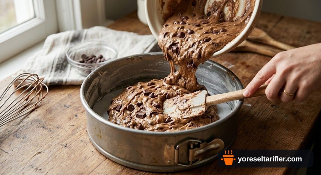 Çikolatalı Parçacıklı Kek Tarifi — Adım 5