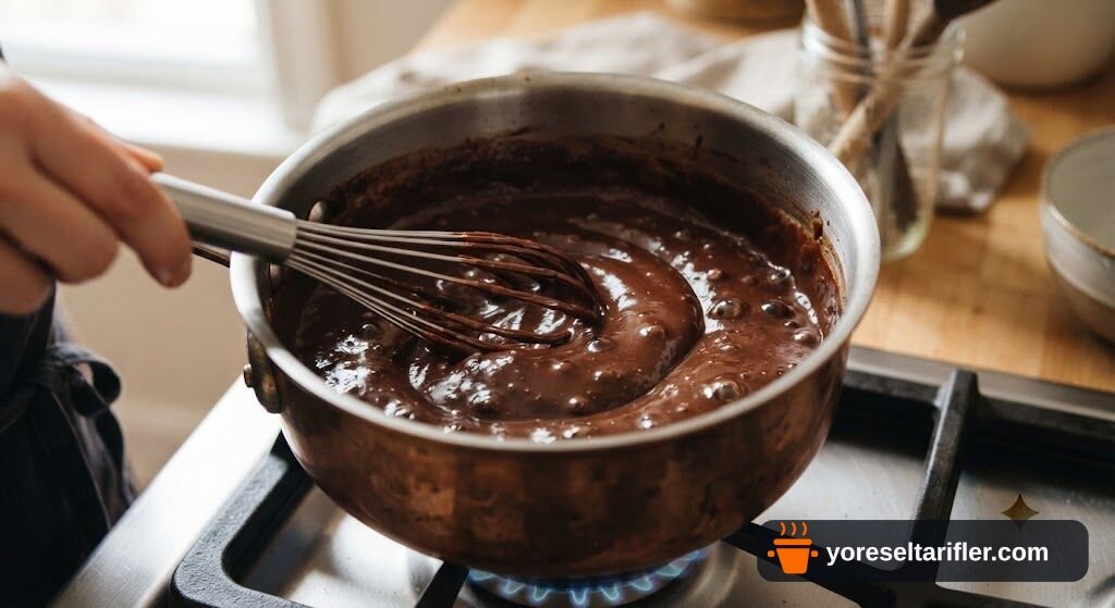 Çikolatalı Sütlü Puding Tarifi — Adım 4