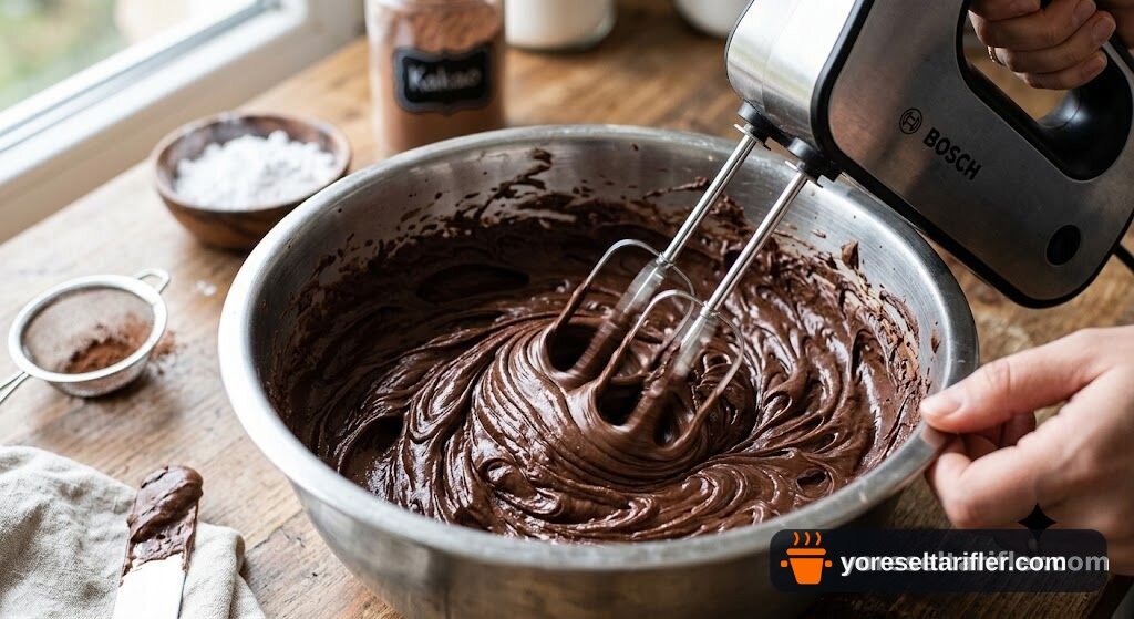 Çikolatalı Tereyağı Kremasıyla Cupcake Tarifi — Adım 7