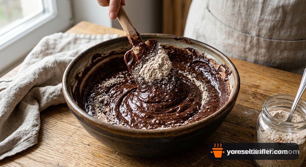 Çilekli Çikolatalı Brownie Tarifi — Adım 3