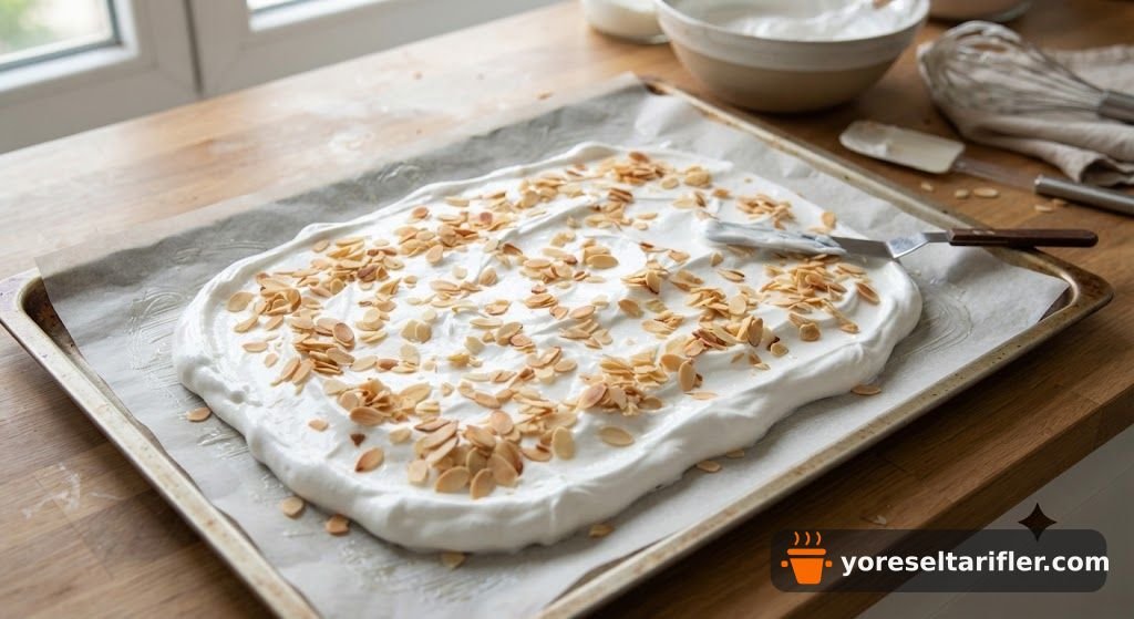 Çilekli Mereng Rulo Pasta Yapımı Tarifi — Adım 2