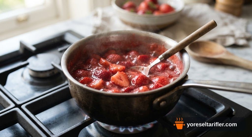 Çilekli Panna Cotta Tarifi — Adım 10