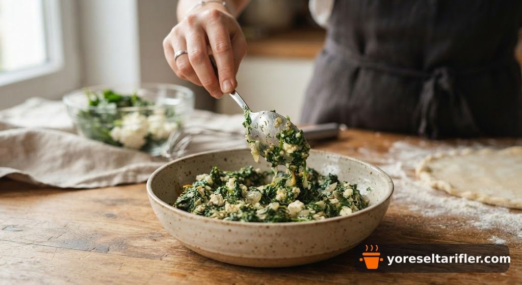 Çıtır Çıtır Ispanaklı Kaşarlı Börek Tarifi — Adım 2