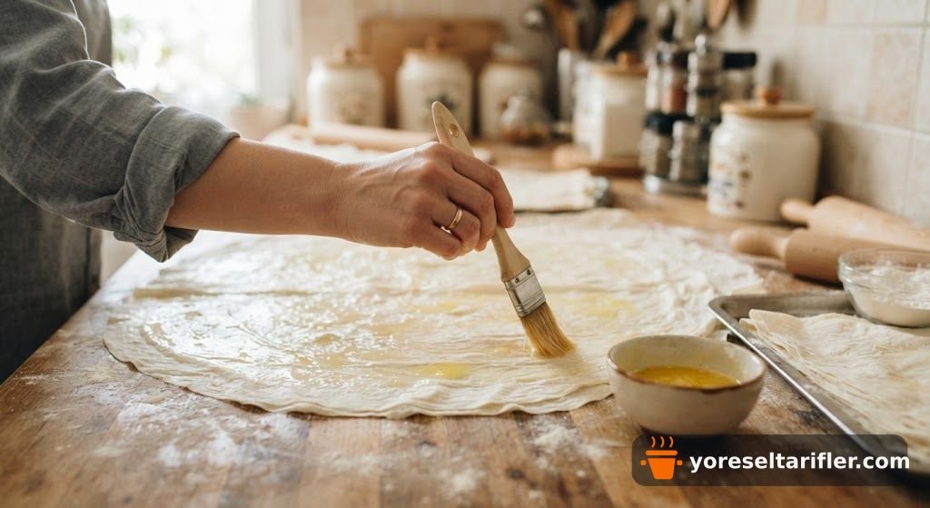 Çıtır Çıtır Ispanaklı Kaşarlı Börek Tarifi — Adım 4
