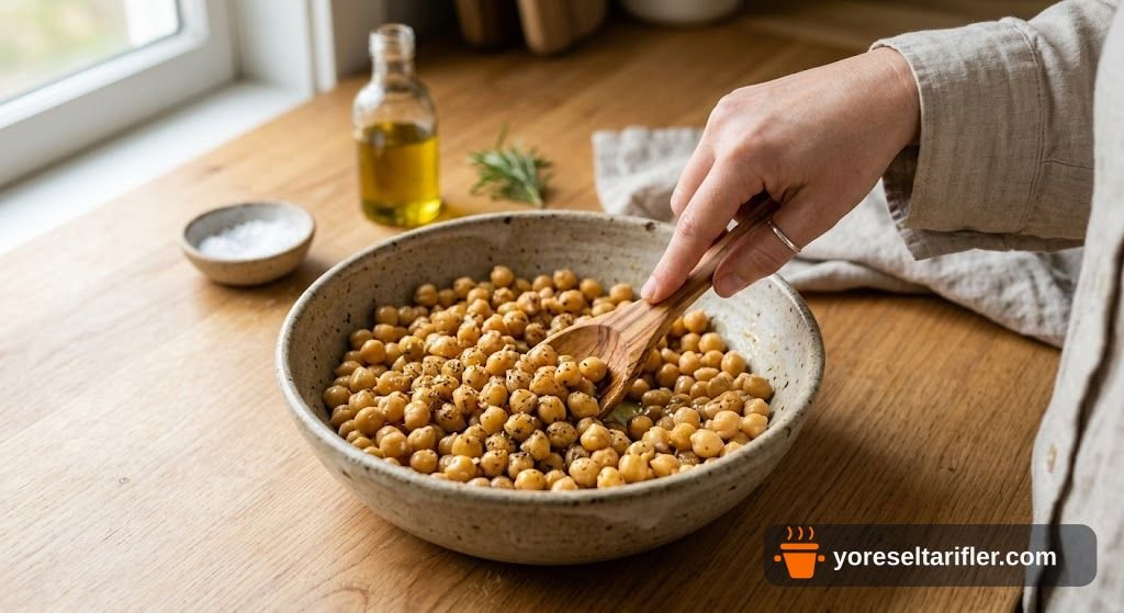 Çıtır Çıtır Nohut Cipsi Tarifi — Adım 1