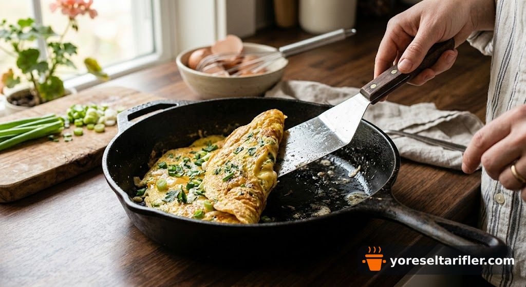 Çıtır Dışlı Susamlı Kabak Omlet Tarifi — Adım 7
