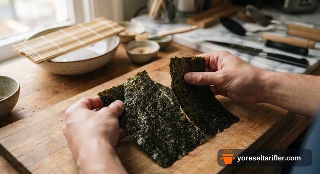 Çıtır Ev Yapımı Sushi Tarifi — Adım 2