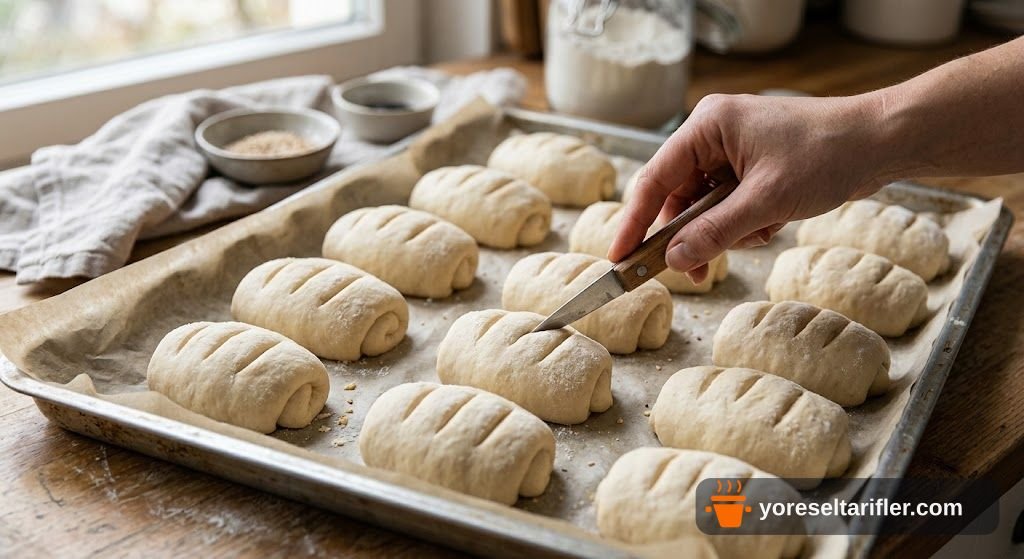 Çıtır İçli Mini Baget Ekmek Tarifi — Adım 7