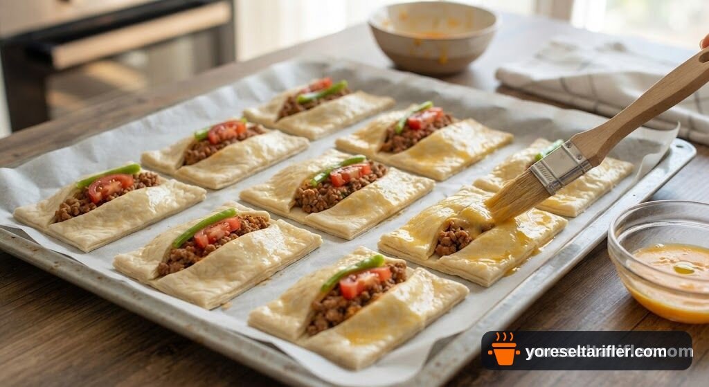 Çıtır Milföyden Karnıyarık Börek Tarifi — Adım 4