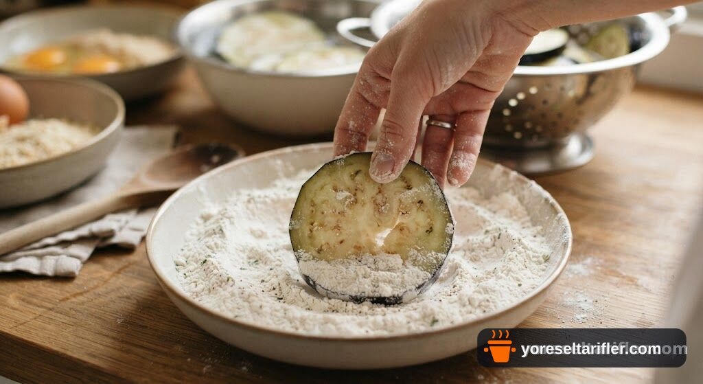 Çıtır Patlıcan Kızartması Tarifi — Adım 2
