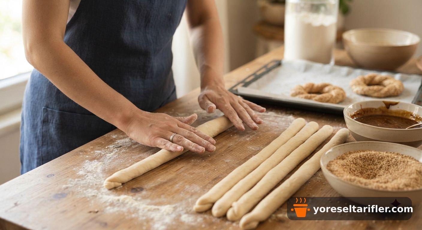 Çıtır Pekmezli Susamlı Simit Tarifi — Adım 5
