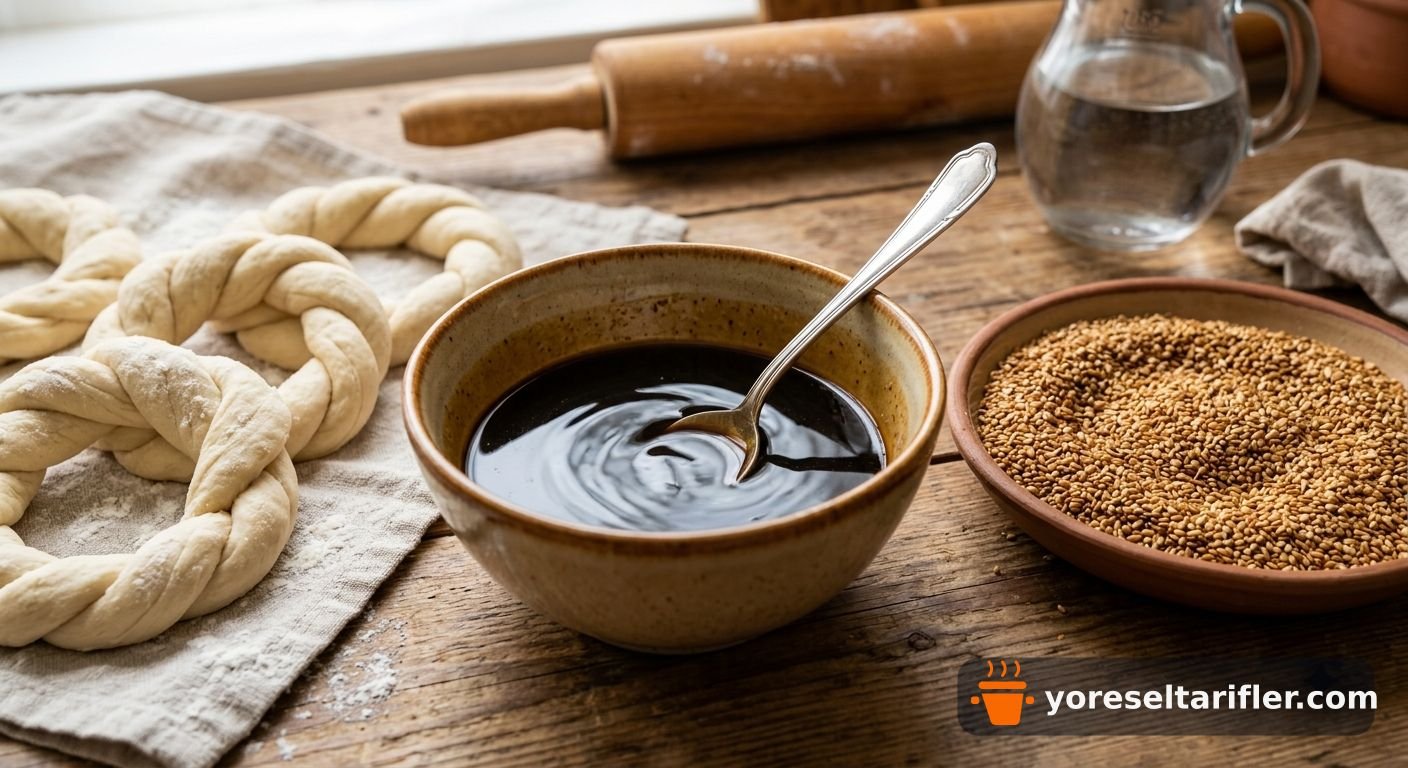 Çıtır Pekmezli Susamlı Simit Tarifi — Adım 7