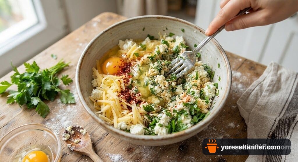 Çıtır Yufkalarla Bohça Börek Tarifi — Adım 1