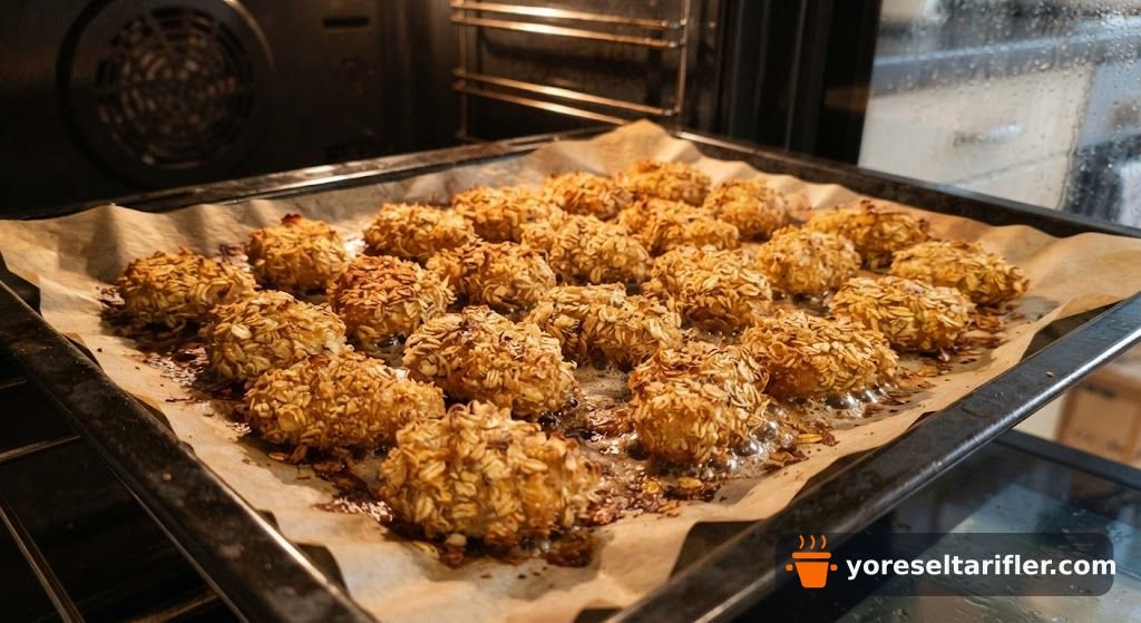 Çıtır Yulaf Ezmesi ile Fit Tavuk Nugget Tarifi — Adım 4