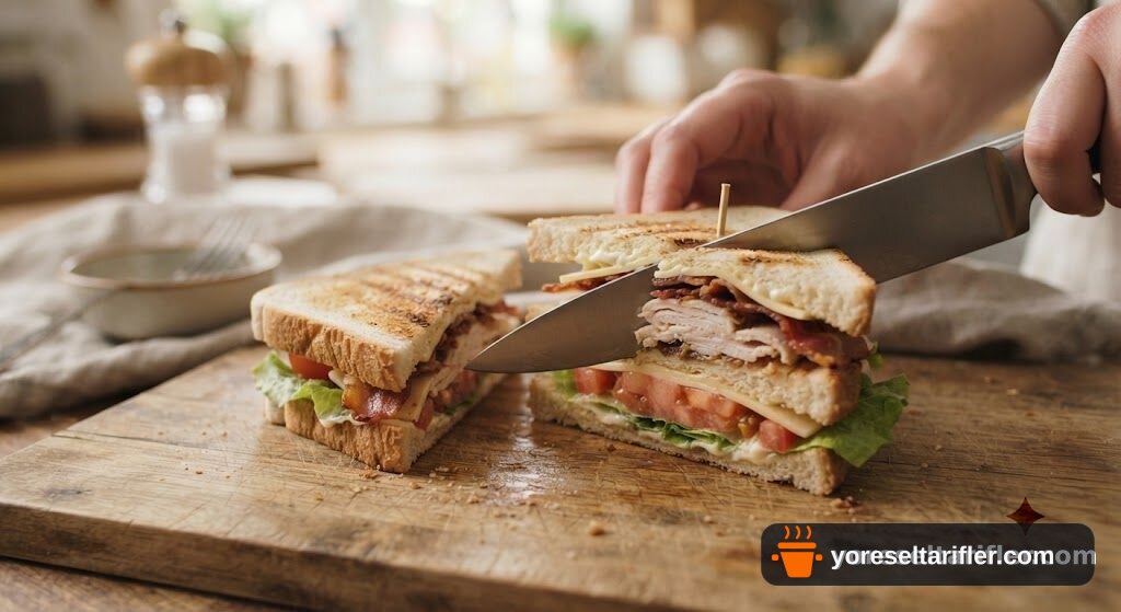 Club Sandwich (Kulüp Sandviç) Tarifi — Adım 11