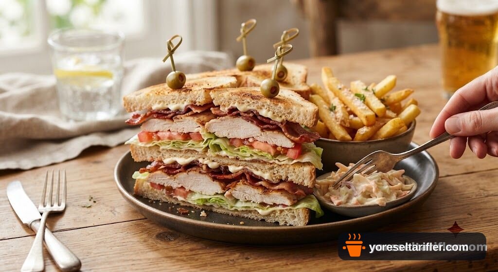 Club Sandwich (Kulüp Sandviç) Tarifi — Adım 12