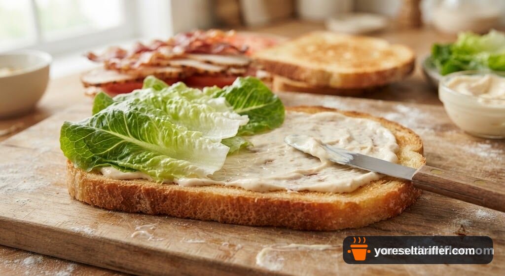 Club Sandwich (Kulüp Sandviç) Tarifi — Adım 7