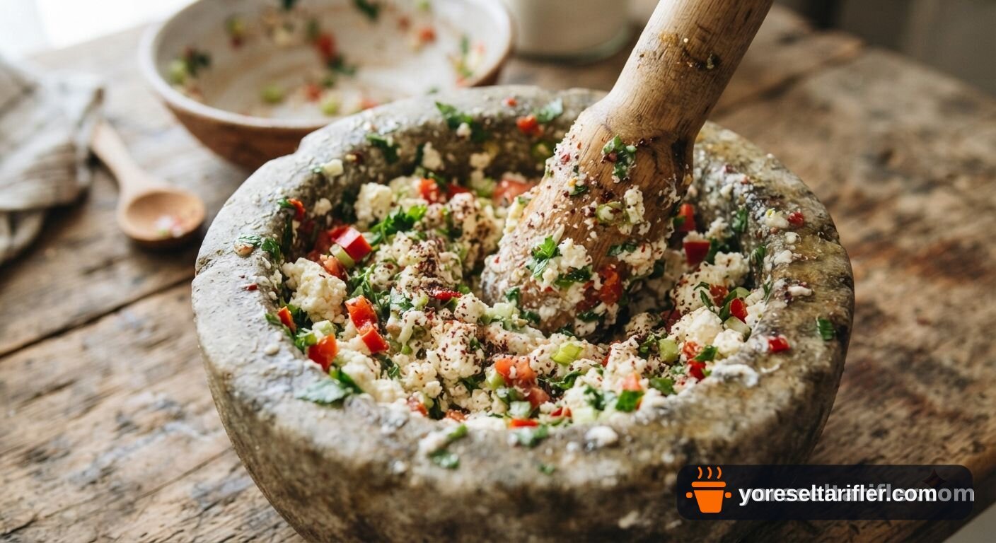 Çökelek Salatası Tarifi — Adım 2