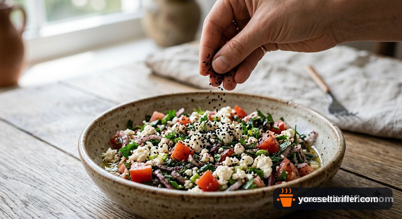 Çökelek Salatası Tarifi — Adım 3