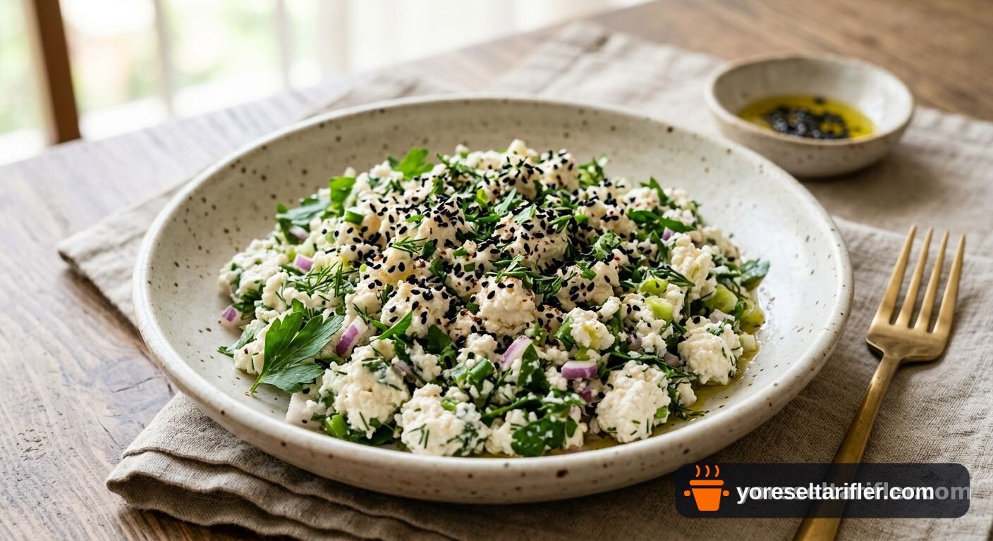 Çökelek Salatası Tarifi — Adım 4