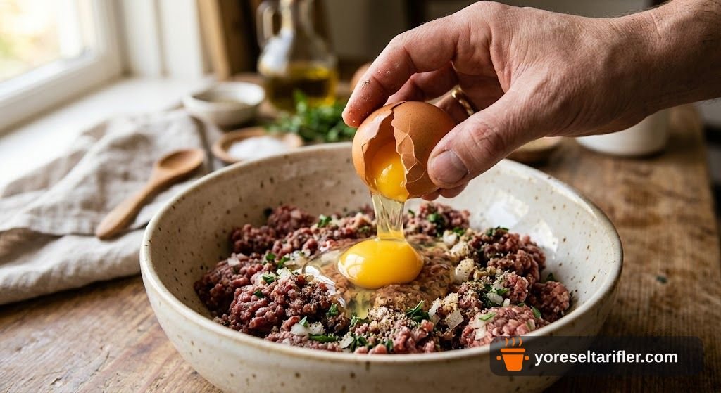 Çöp Şişte Baharatlı Kıyma Köfte Tarifi — Adım 3