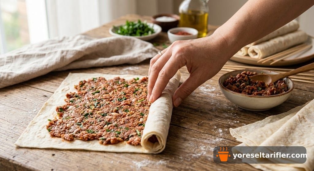 Çöp Şişte Beyti Kebap Yapımı Tarifi — Adım 4