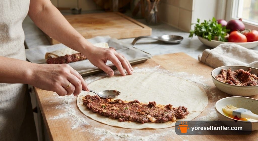 Çöp Şişte Beyti Kebap Yapımı Tarifi — Adım 5