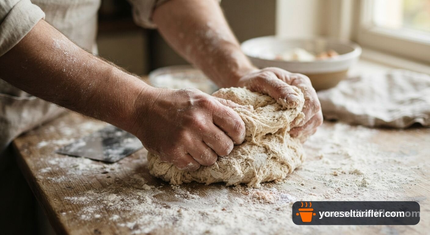Çörek Otlu Çiçek Kurabiye Tarifi — Adım 2