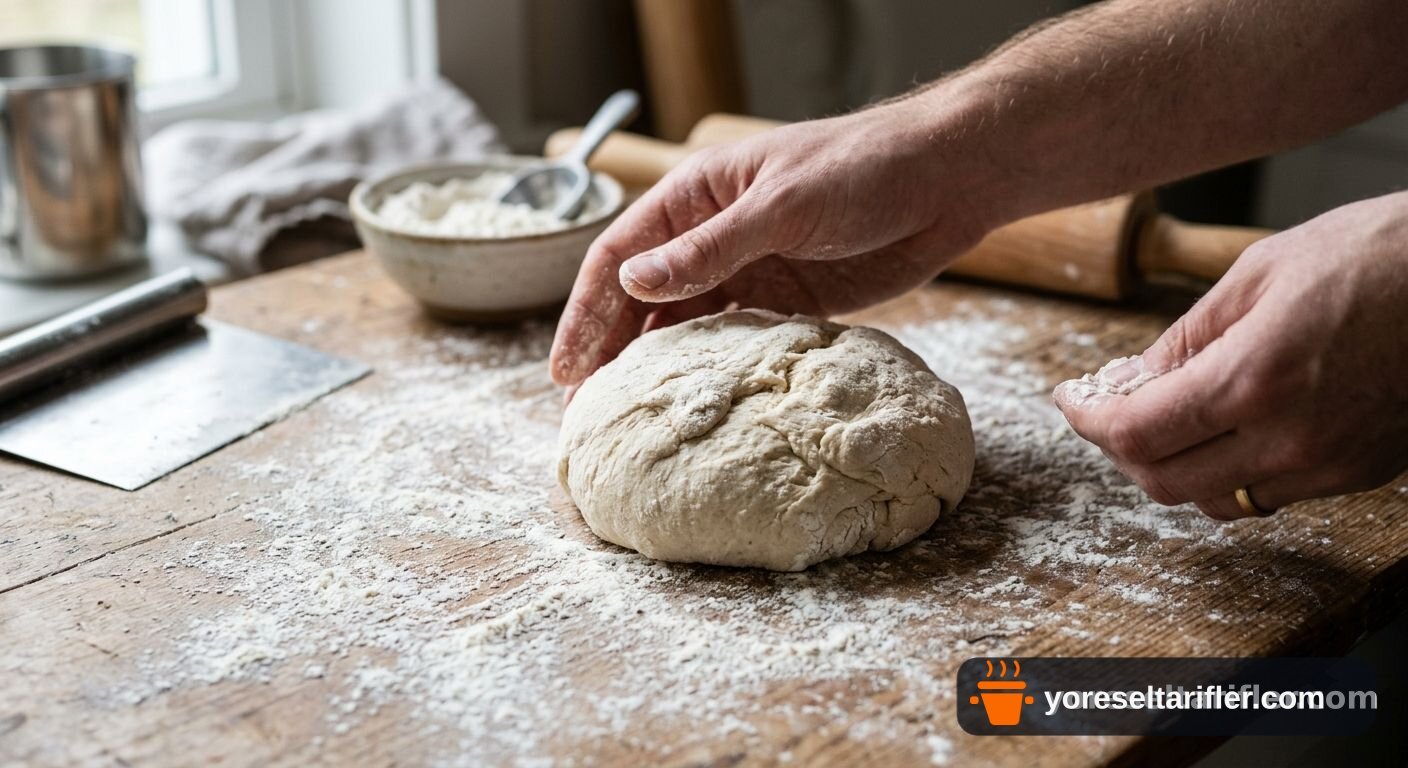 Çörek Otlu Çiçek Kurabiye Tarifi — Adım 4