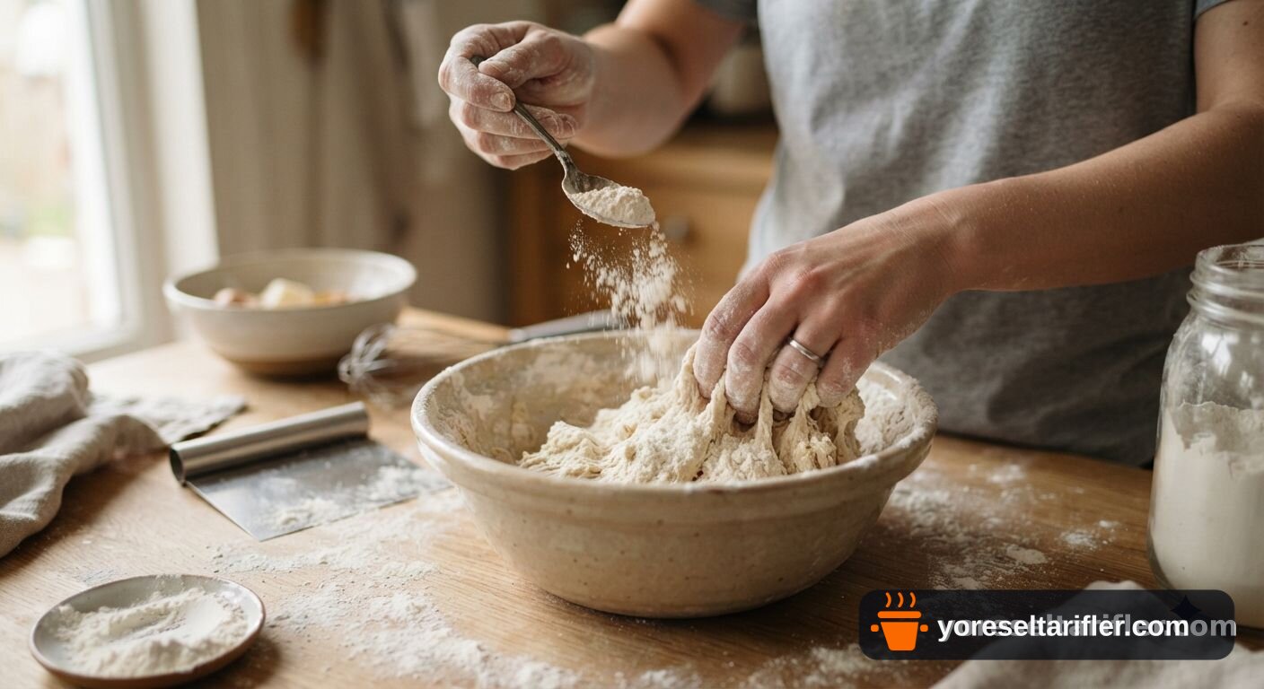 Çörek Otlu Tuzlu Kurabiye Tarifi — Adım 2