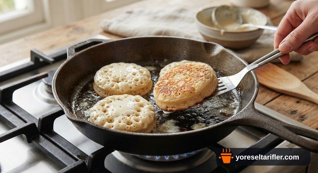 Crumpet Tarifi — Adım 6
