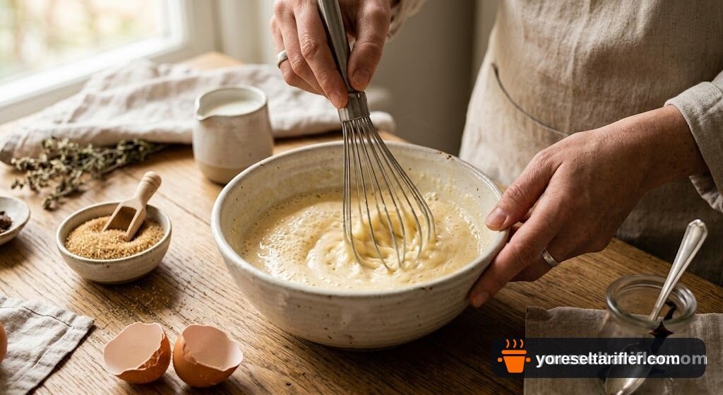 Damla Çikolatalı Pancake Tarifi — Adım 1