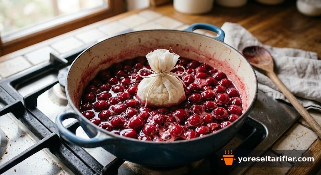 Damla Sakızlı Vişne Reçeli Tarifi — Adım 4