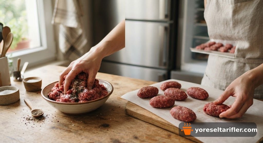 Dana Bacon ve Poşe Yumurtalı Burger Tarifi — Adım 11