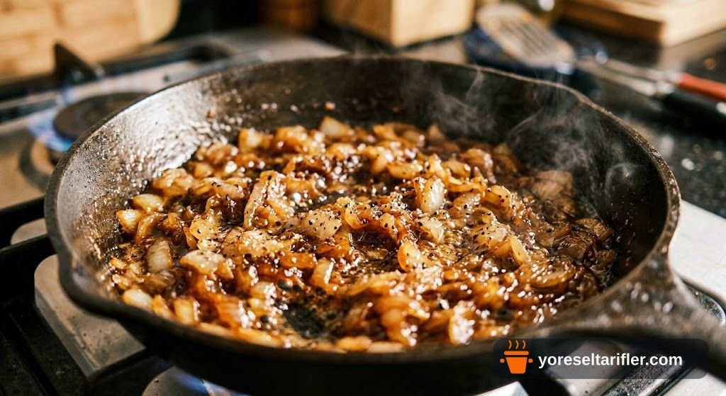 Dana Bacon ve Poşe Yumurtalı Burger Tarifi — Adım 7