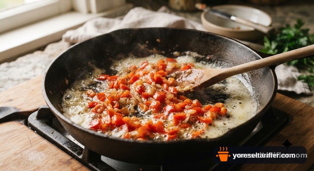 Dana Etli Başbaşı Bulgur Pilavı Tarifi — Adım 3
