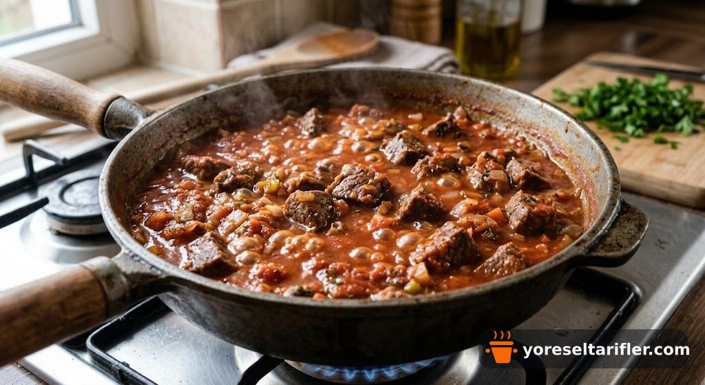 Avcı Güveç Tarifi (Dana Etli Güveç Kebabı) — Adım 3