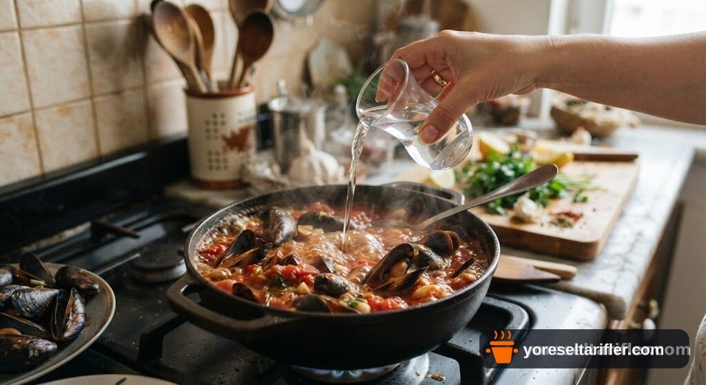 Deniz Mahsullü Paella Tarifi — Adım 4