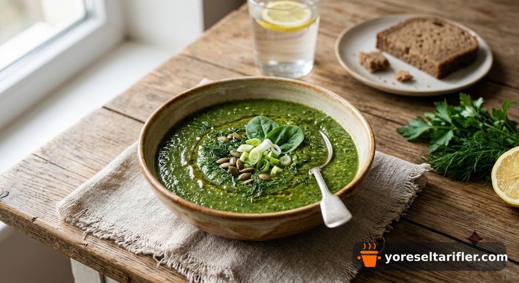Yeşil Detoks Çorbası Tarifi — Adım 3