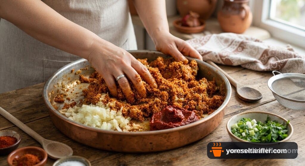 Diyarbakır Usulü Bulgur Kısır Tarifi — Adım 2