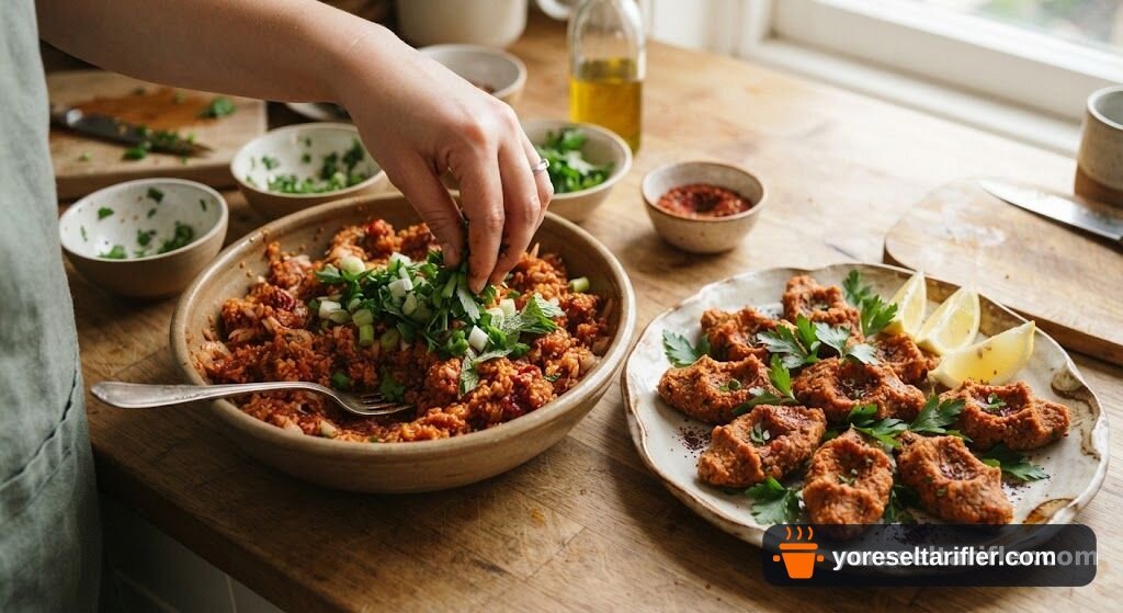 Diyarbakır Usulü Bulgur Kısır Tarifi — Adım 5